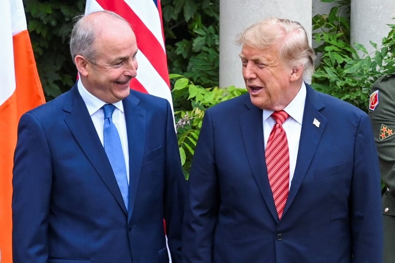 Trump reiterates support for united Ireland, says won’t talk about Scotland ’yet’